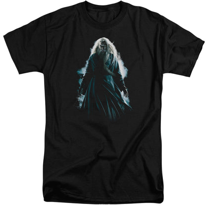 Harry Potter Dumbledore Burst Mens Tall T Shirt Black