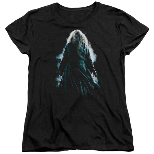 Harry Potter Dumbledore Burst Womens T Shirt Black