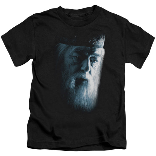 Harry Potter Dumbledore Face Juvenile Kids Youth T Shirt Black