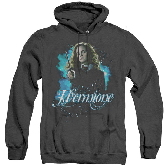 Harry Potter Hermione Ready Mens Heather Hoodie Black Officially Licensed