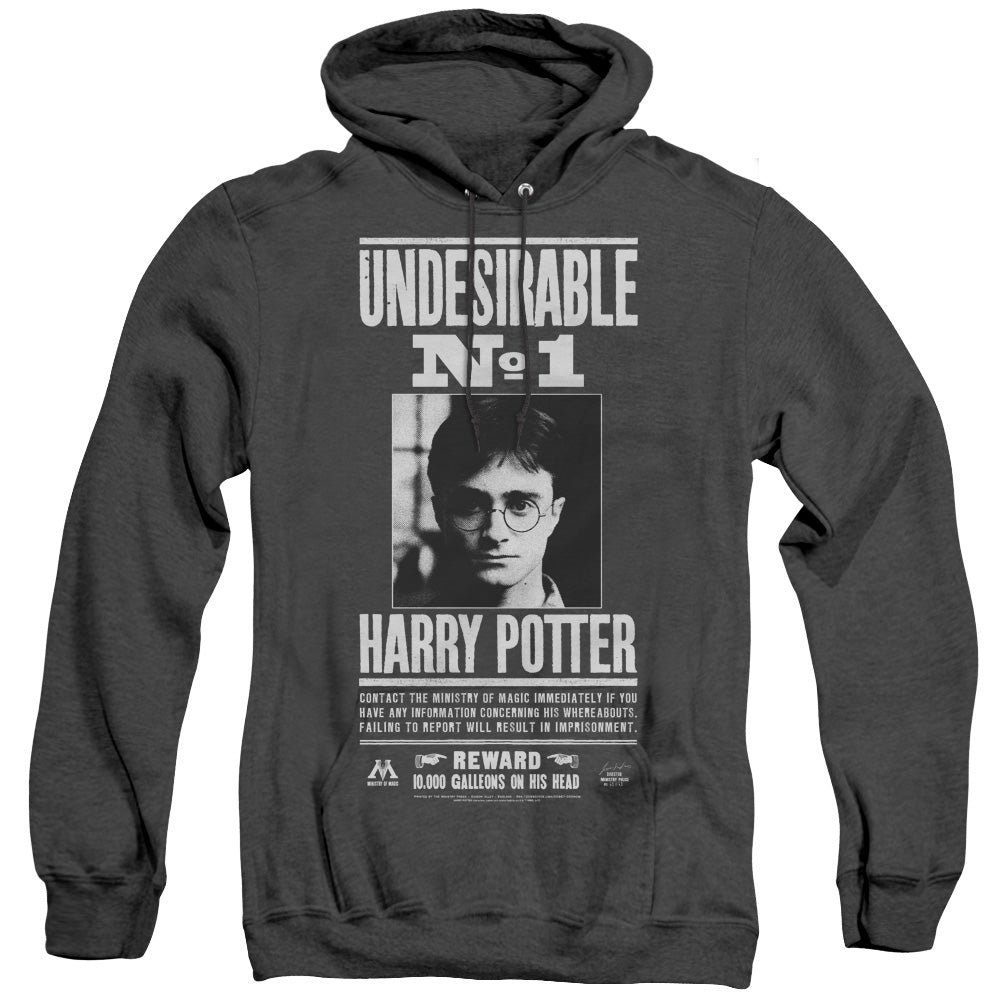 Harry Potter Undesirable No 1 Heather Mens Hoodie Black