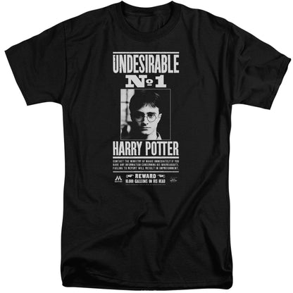 Harry Potter Undesirable No 1 Mens Tall T Shirt Black