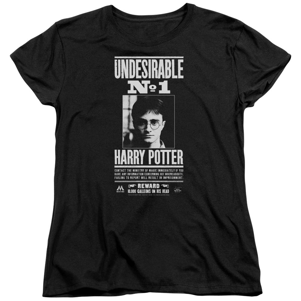 Harry Potter Undesirable No 1 Womens T Shirt Black