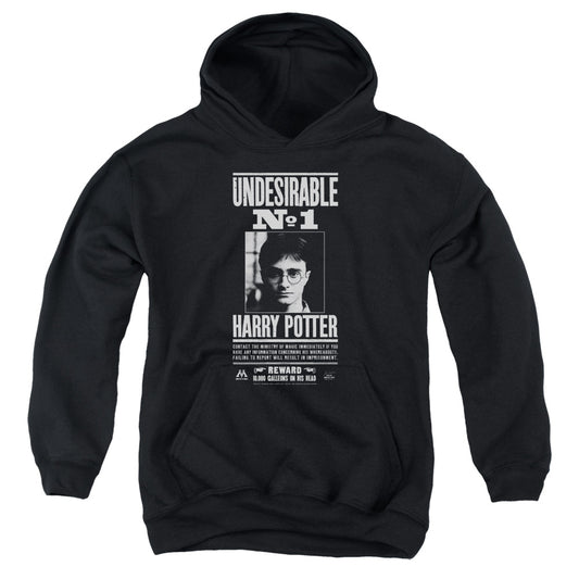 Harry Potter Undesirable No 1 Kids Youth Hoodie Black
