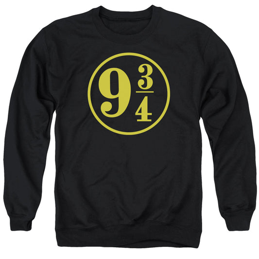 Harry Potter 9 3 4 Mens Crewneck Sweatshirt Black