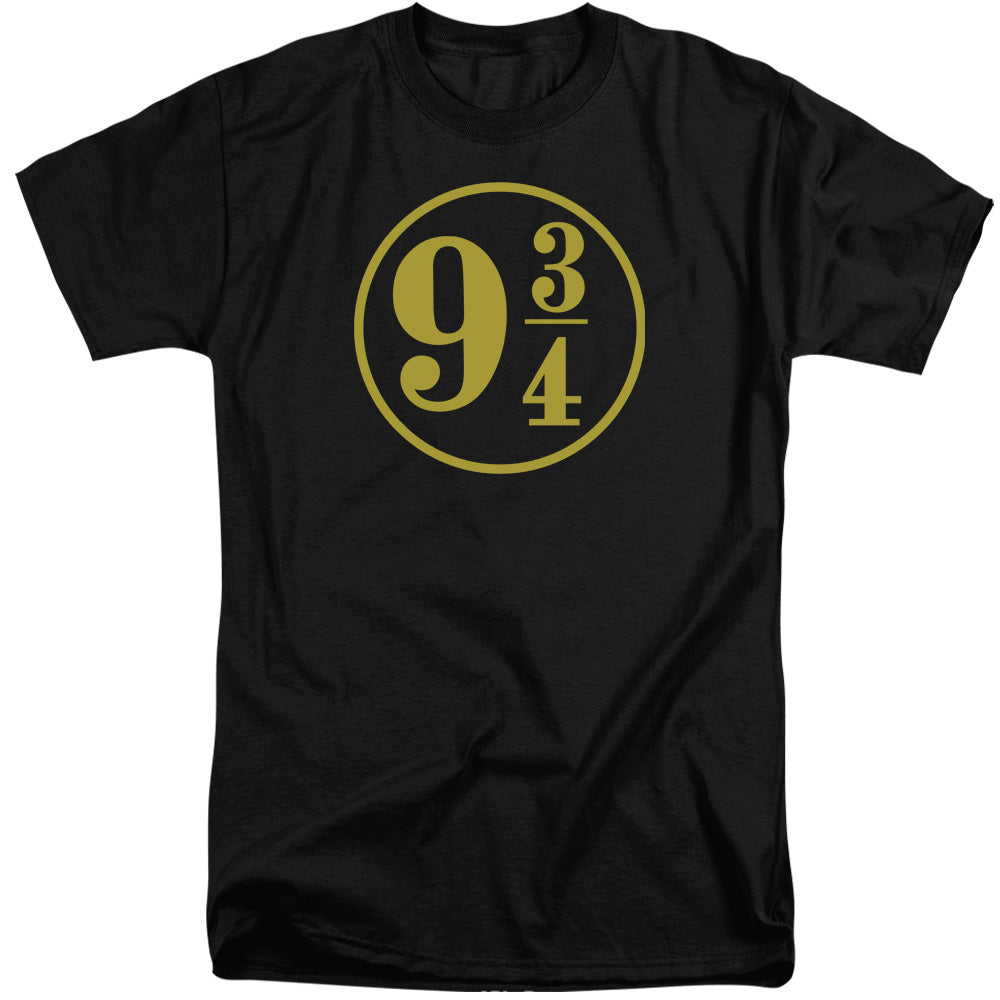 Harry Potter 9 3 4 Mens Tall T Shirt Black