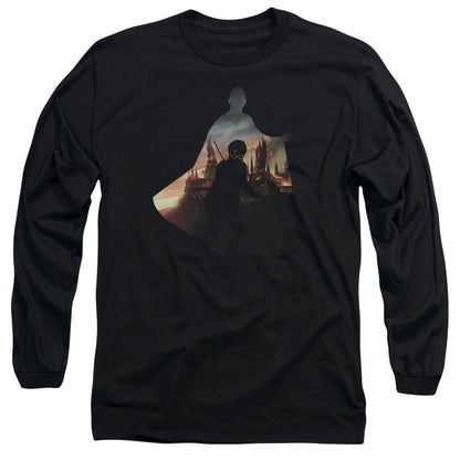Harry Potter Voldemort Looms Mens Long Sleeve Shirt Black