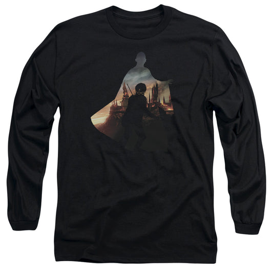 Harry Potter Voldemort Looms Mens Long Sleeve Shirt Black
