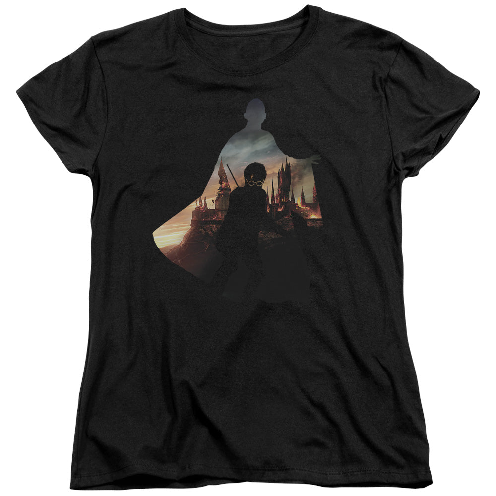 Harry Potter Voldemort Looms Womens T Shirt Black