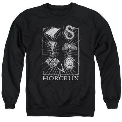 Harry Potter Horcrux Symbols Mens Crewneck Sweatshirt Black