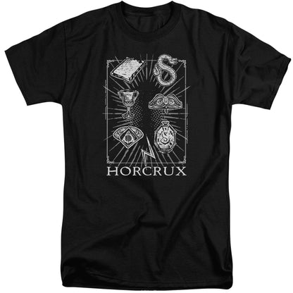 Harry Potter Horcrux Symbols Mens Tall T Shirt Black Officially Licensed