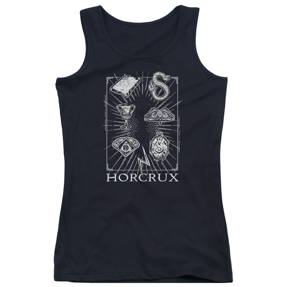 Harry Potter Horcrux Symbols Womens Tank Top Shirt Black