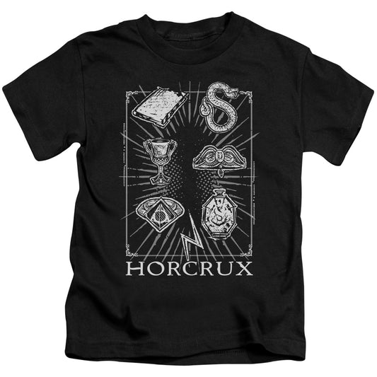 Harry Potter Horcrux Symbols Juvenile Kids Youth T Shirt Black