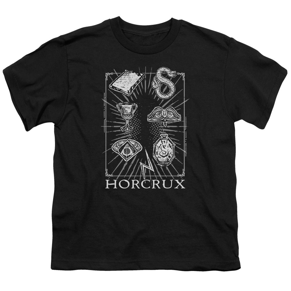 Harry Potter Horcrux Symbols Kids Youth T Shirt Black