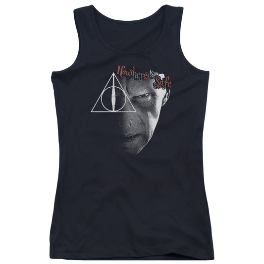 Harry Potter Nowhere is Safe Womens Tank Top Shirt Black