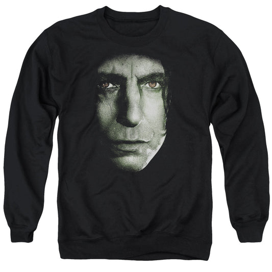 Harry Potter Snape Head Mens Crewneck Sweatshirt Black