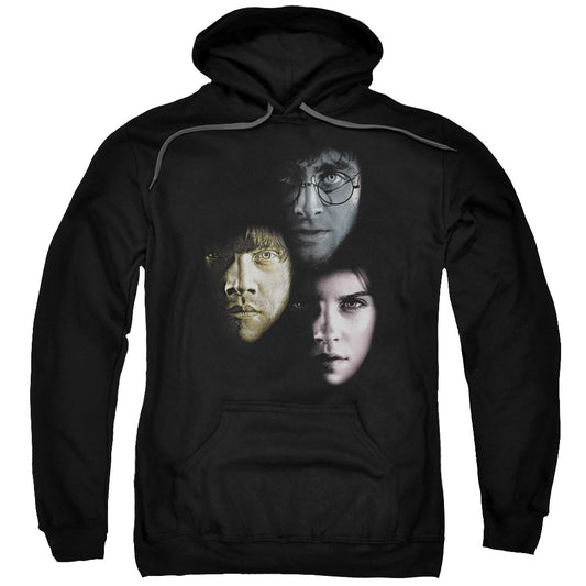 Harry Potter Hero Heads Mens Hoodie Black