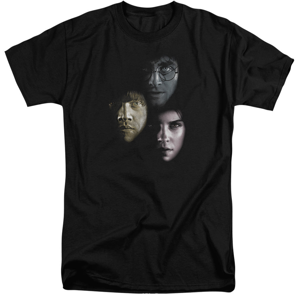 Harry Potter Hero Heads Mens Tall T Shirt Black