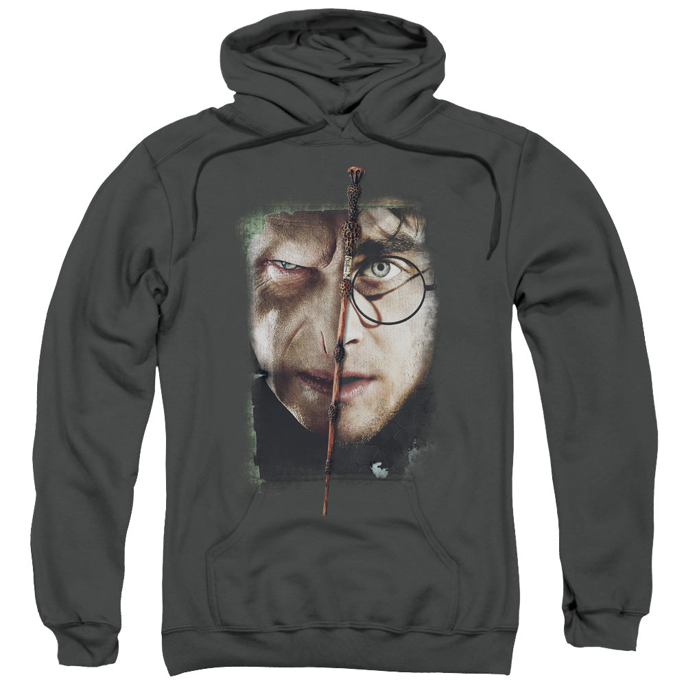 Harry Potter It All Ends Here Mens Hoodie Charcoal