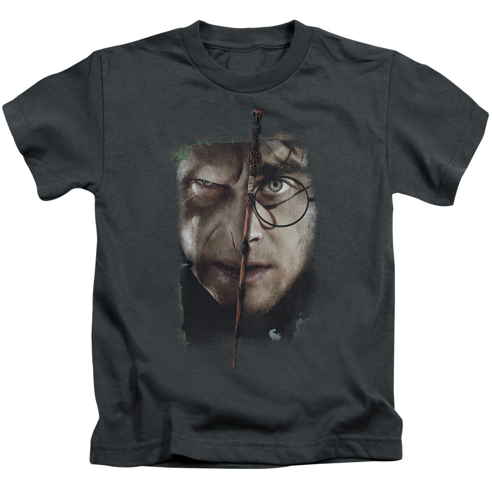 Harry Potter It All Ends Here Juvenile Kids Youth T Shirt Charcoal