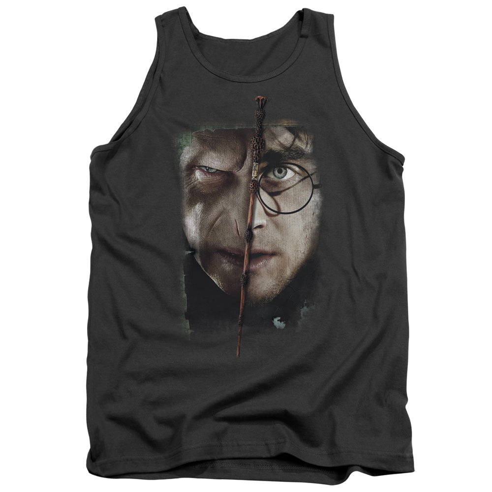 Harry Potter It All Ends Here Mens Tank Top Shirt Charcoal