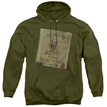 Harry Potter Beedle the Bard Mens Hoodie Military Green
