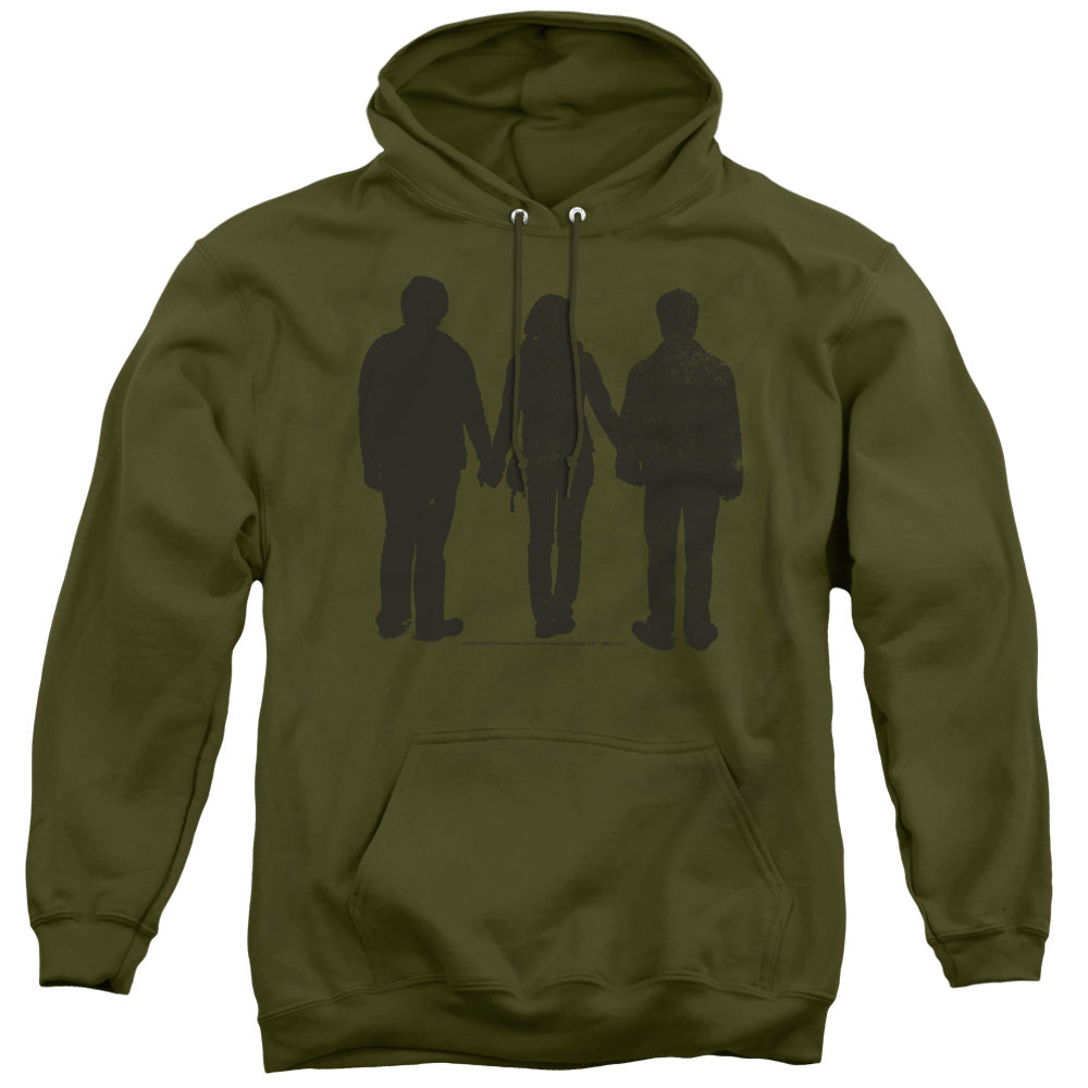 Harry Potter Three Stand Alone Mens Hoodie Military Green