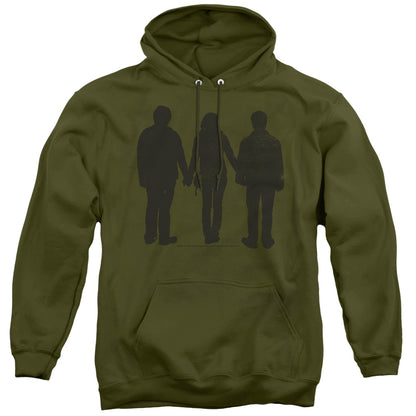 Harry Potter Three Stand Alone Mens Hoodie Military Green