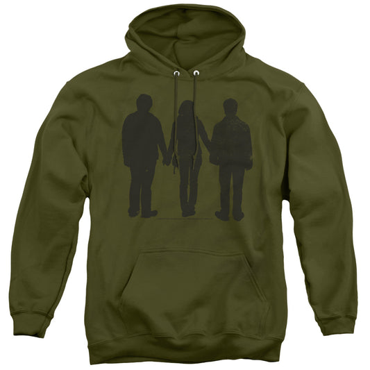Harry Potter Three Stand Alone Mens Hoodie Military Green