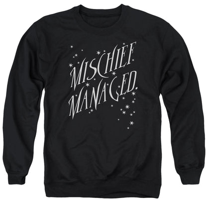 Harry Potter Mischief Managed 4 Mens Crewneck Sweatshirt Black