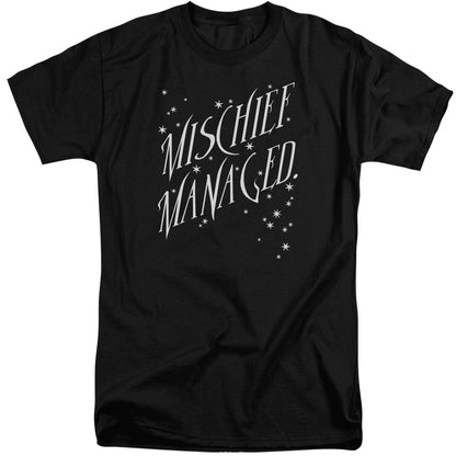 Harry Potter Mischief Managed 4 Mens Tall T Shirt Black