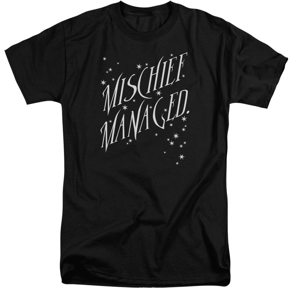 Harry Potter Mischief Managed 4 Mens Tall T Shirt Black Officially Licensed
