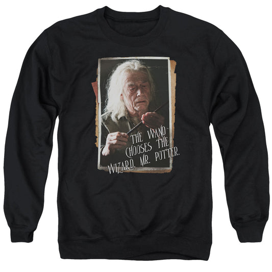 Harry Potter Olivander Mens Crewneck Sweatshirt Black