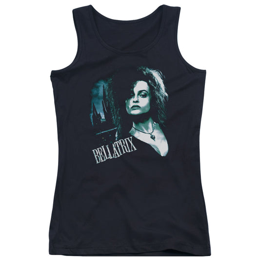 Harry Potter Bellatrix Closeup Womens Tank Top Shirt Black