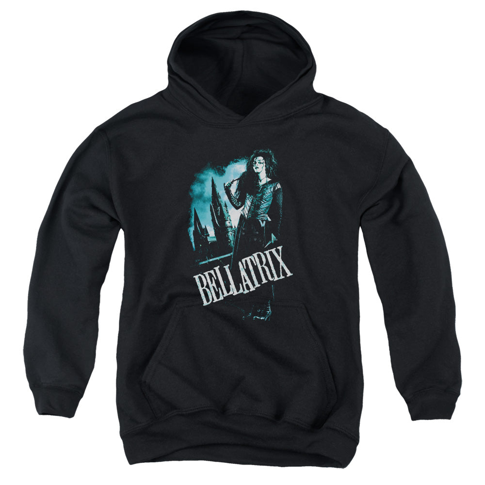 Harry Potter Bellatrix Full Body Kids Youth Hoodie Black