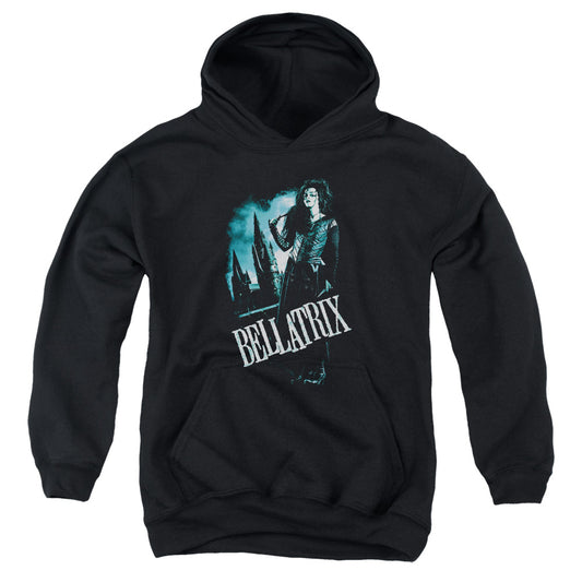 Harry Potter Bellatrix Full Body Kids Youth Hoodie Black