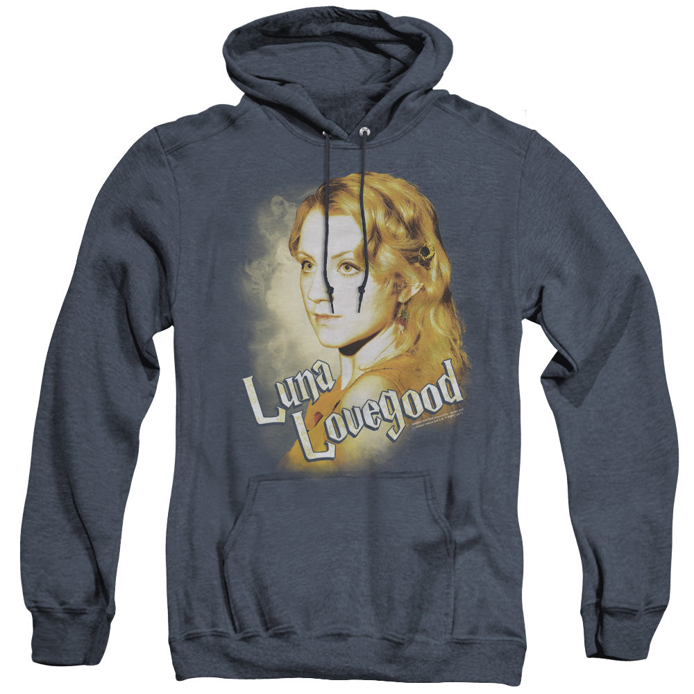 Harry Potter Luna Closeup Heather Mens Hoodie Navy Blue