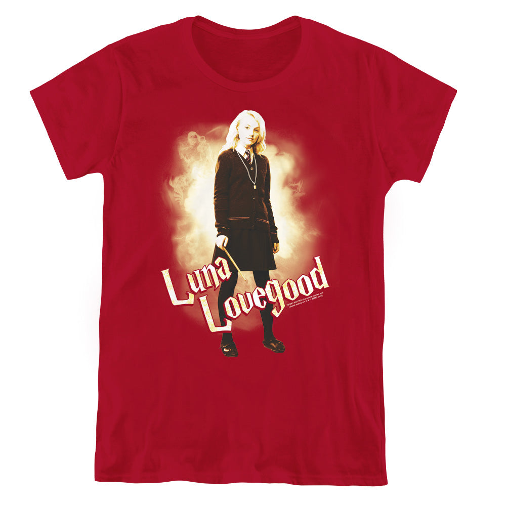 Harry Potter Luna Full Body Womens T Shirt Cardinal