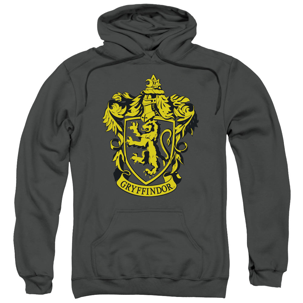 Harry Potter Gryffindor Crest Mens Hoodie Charcoal