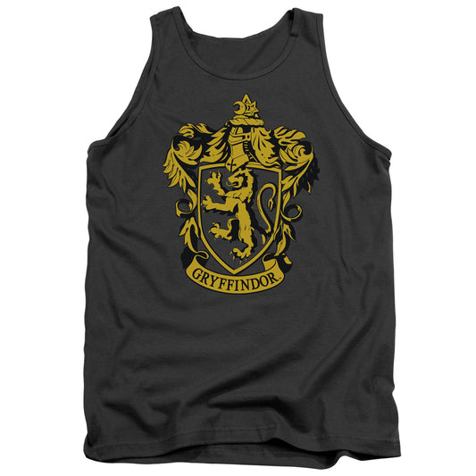 Harry Potter Gryffindor Crest Mens Tank Top Shirt Charcoal