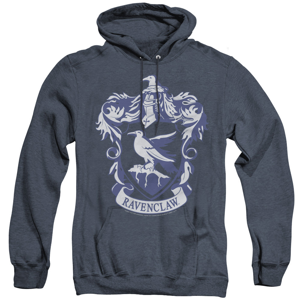 Harry Potter Ravenclaw Crest Heather Mens Hoodie Navy Blue