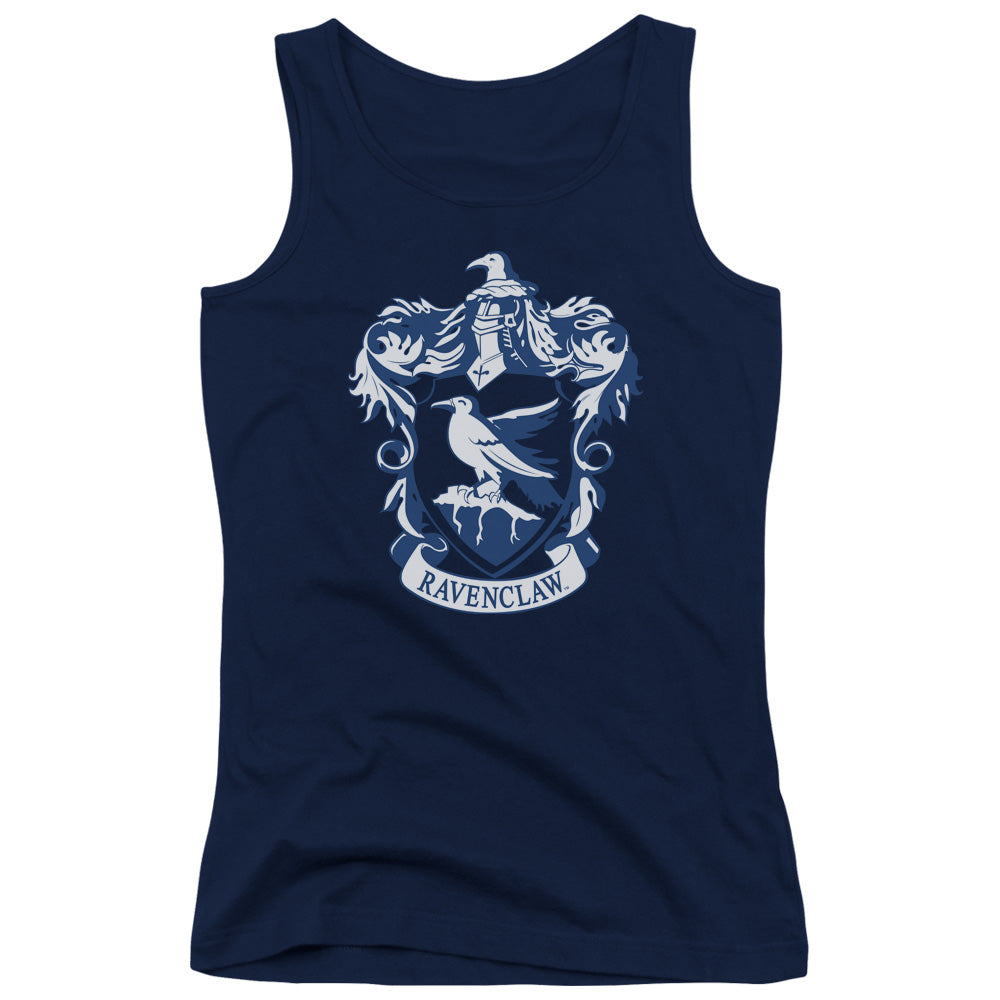 Harry Potter Ravenclaw Crest Womens Tank Top Shirt Navy Blue