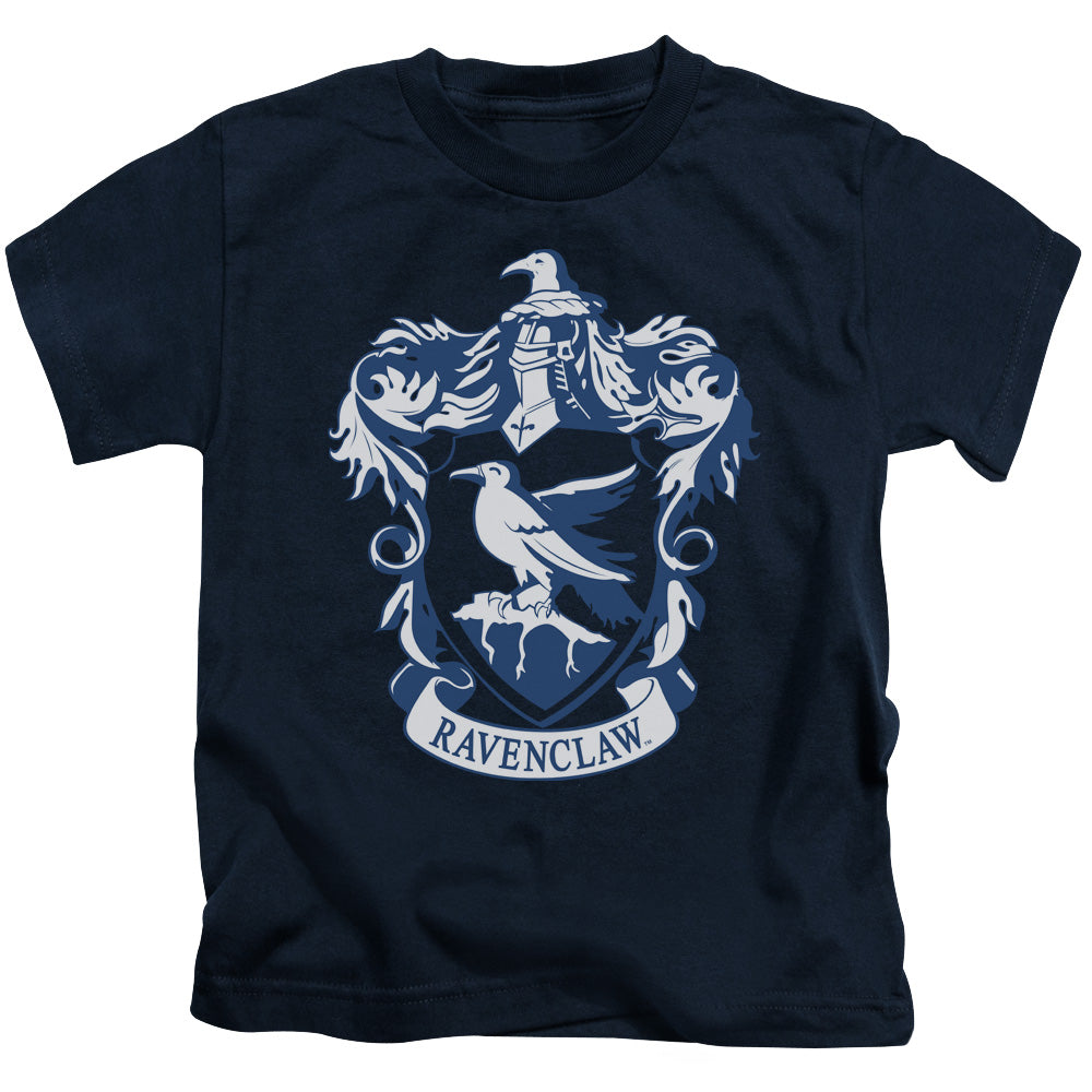Harry Potter Ravenclaw Crest Juvenile Kids Youth T Shirt Navy Blue