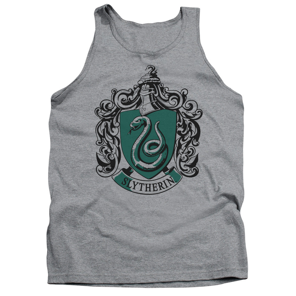 Harry Potter Slytherin Crest Mens Tank Top Shirt Athletic Heather