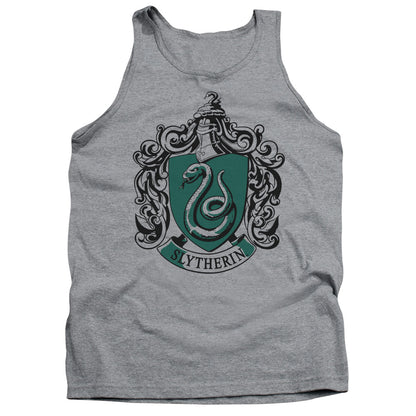 Harry Potter Slytherin Crest Mens Tank Top Shirt Athletic Heather