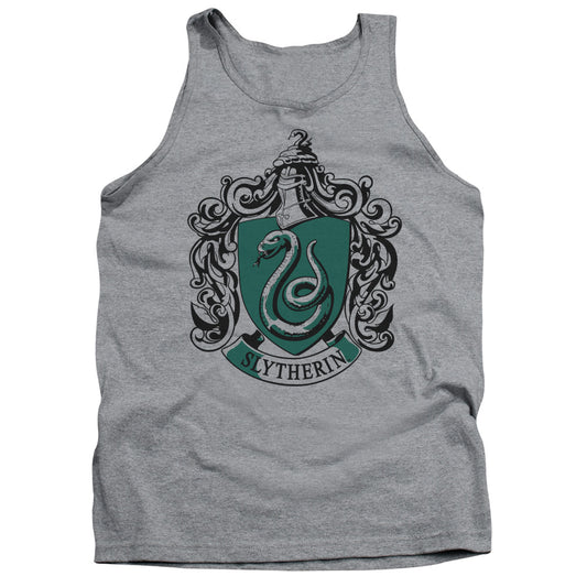 Harry Potter Slytherin Crest Mens Tank Top Shirt Athletic Heather