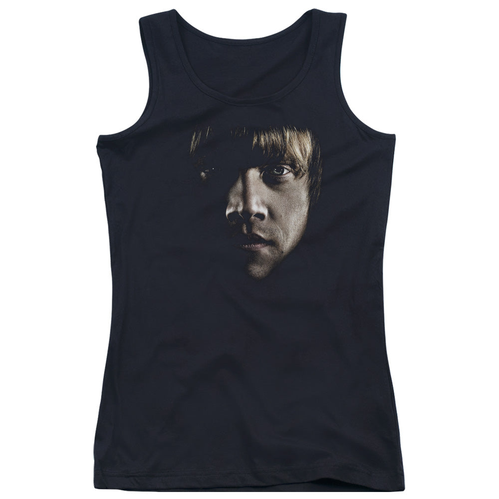 Harry Potter Ron Poster Head Womens Tank Top Shirt Black