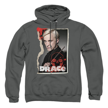 Harry Potter Draco Frame Mens Hoodie Charcoal Officially Licensed