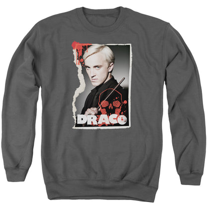 Harry Potter Draco Frame Mens Crewneck Sweatshirt Charcoal