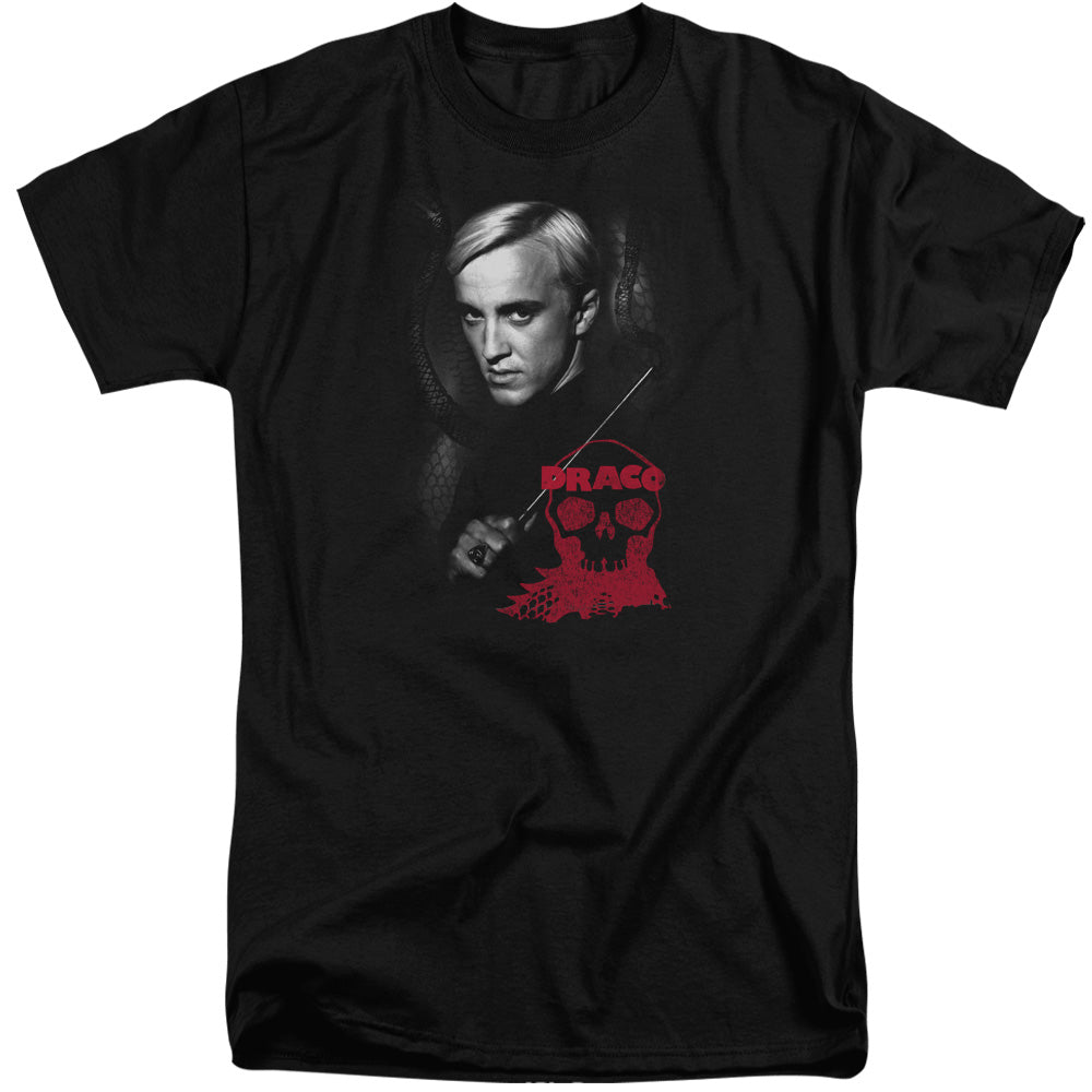 Harry Potter Draco Portrait Mens Tall T Shirt Black